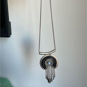 Free People silver and turquoise necklace